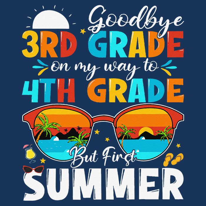 Goodbye 3rd Grade Graduation To 4th Grade Hello Summer 16 in Basic Backpack