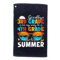 Goodbye 3rd Grade Graduation To 4th Grade Hello Summer Golf Towel