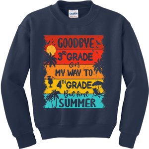 Goodbye 3rd Grade Hello Summer Last Day Of School Graduation Kids Sweatshirt