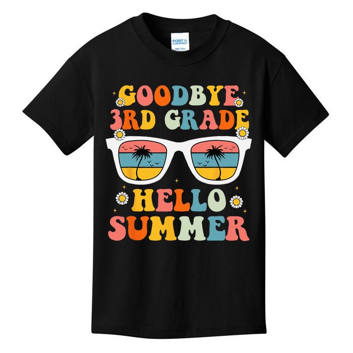 Goodbye 3rd Grade Hello Summer Graduation Last Day Of School Kids T-Shirt