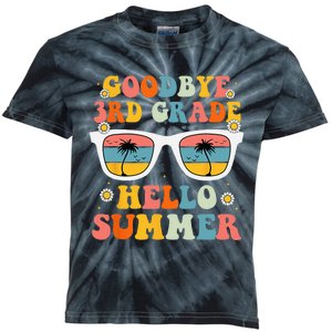 Goodbye 3rd Grade Hello Summer Graduation Last Day Of School Kids Tie-Dye T-Shirt