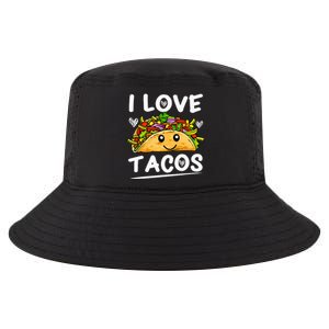 Graphic 365 I Love Tacos Tee Cinco De Mayo Taco Cool Comfort Performance Bucket Hat