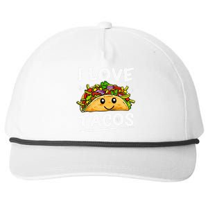 Graphic 365 I Love Tacos Tee Cinco De Mayo Taco Snapback Five-Panel Rope Hat