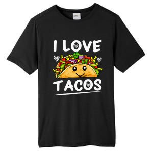 Graphic 365 I Love Tacos Tee Cinco De Mayo Taco Tall Fusion ChromaSoft Performance T-Shirt