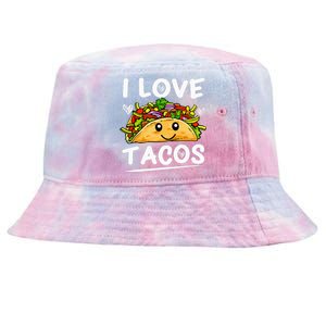 Graphic 365 I Love Tacos Tee Cinco De Mayo Taco Tie-Dyed Bucket Hat