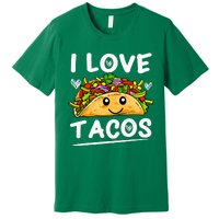 Graphic 365 I Love Tacos Tee Cinco De Mayo Taco Premium T-Shirt