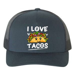 Graphic 365 I Love Tacos Tee Cinco De Mayo Taco Yupoong Adult 5-Panel Trucker Hat