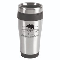 Grizzly 399 In Memory Of Bear 16oz Travel Tumbler