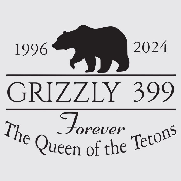 Grizzly 399 In Memory Of Bear Womens Funnel Neck Pullover Hood