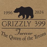 Grizzly 399 In Memory Of Bear Cotton Canvas Backpack