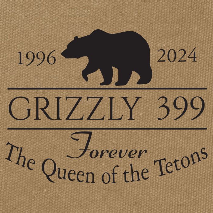 Grizzly 399 In Memory Of Bear Cotton Canvas Backpack