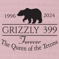 Grizzly 399 In Memory Of Bear 25L Jumbo Tote