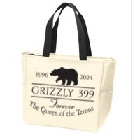 Grizzly 399 In Memory Of Bear Zip Tote Bag