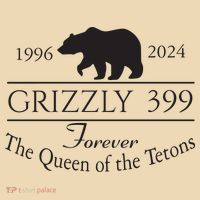Grizzly 399 In Memory Of Bear Zip Tote Bag