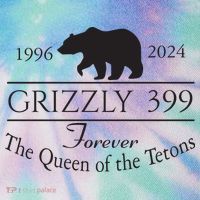 Grizzly 399 In Memory Of Bear Legacy Tie Dye Trucker Hat