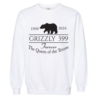 Grizzly 399 In Memory Of Bear Garment-Dyed Sweatshirt