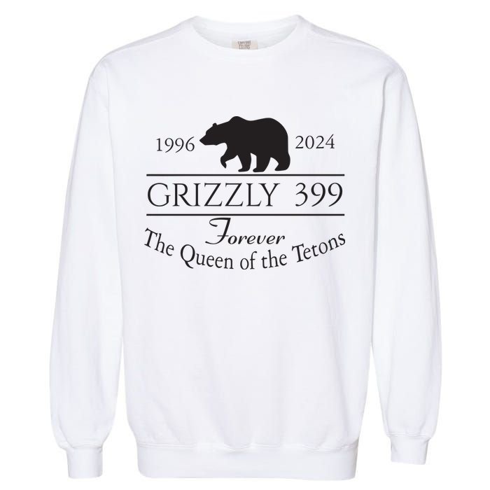 Grizzly 399 In Memory Of Bear Garment-Dyed Sweatshirt