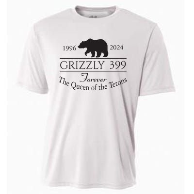 Grizzly 399 In Memory Of Bear Cooling Performance Crew T-Shirt