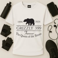 Grizzly 399 In Memory Of Bear Performance Shirt