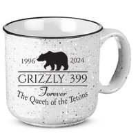 Grizzly 399 In Memory Of Bear 15oz Campfire Ceramic Mug