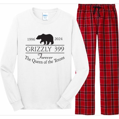 Grizzly 399 In Memory Of Bear Long Sleeve Pajama Set