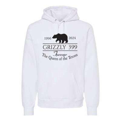 Grizzly 399 In Memory Of Bear Premium Hoodie