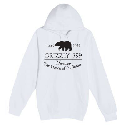 Grizzly 399 In Memory Of Bear Premium Pullover Hoodie