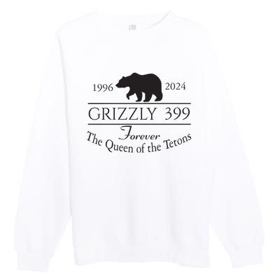 Grizzly 399 In Memory Of Bear Premium Crewneck Sweatshirt