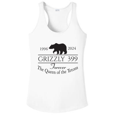 Grizzly 399 In Memory Of Bear Ladies PosiCharge Competitor Racerback Tank