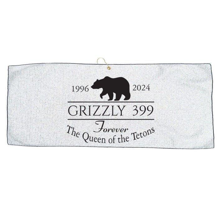 Grizzly 399 In Memory Of Bear Large Microfiber Waffle Golf Towel
