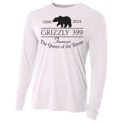 Grizzly 399 In Memory Of Bear Cooling Performance Long Sleeve Crew