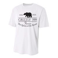 Grizzly 399 In Memory Of Bear Performance Sprint T-Shirt