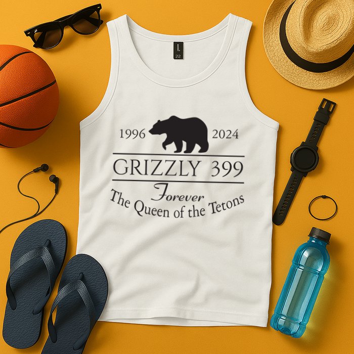 Grizzly 399 In Memory Of Bear Tank Top