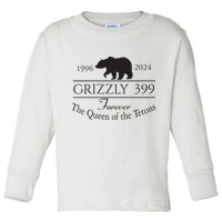 Grizzly 399 In Memory Of Bear Toddler Long Sleeve Shirt