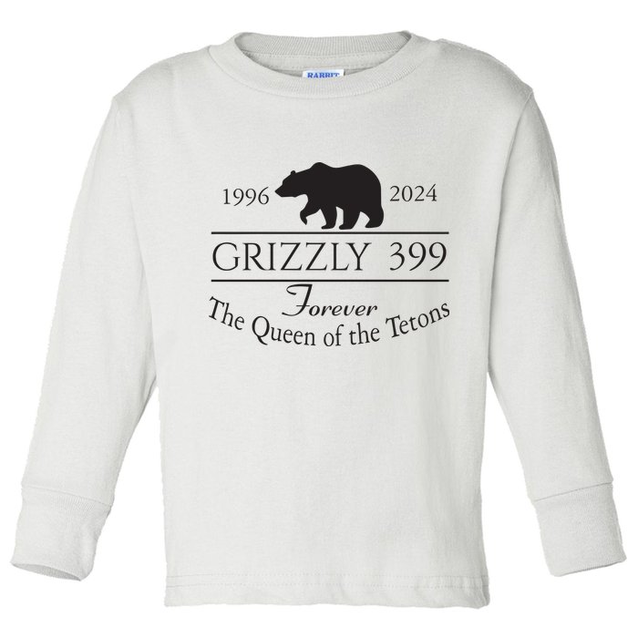 Grizzly 399 In Memory Of Bear Toddler Long Sleeve Shirt