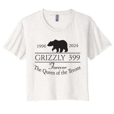 Grizzly 399 In Memory Of Bear Crop Top