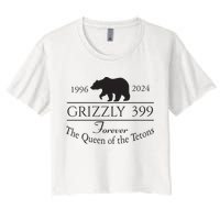 Grizzly 399 In Memory Of Bear Crop Top