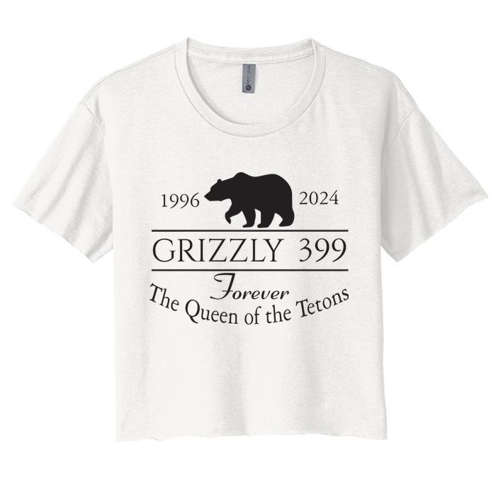 Grizzly 399 In Memory Of Bear Crop Top