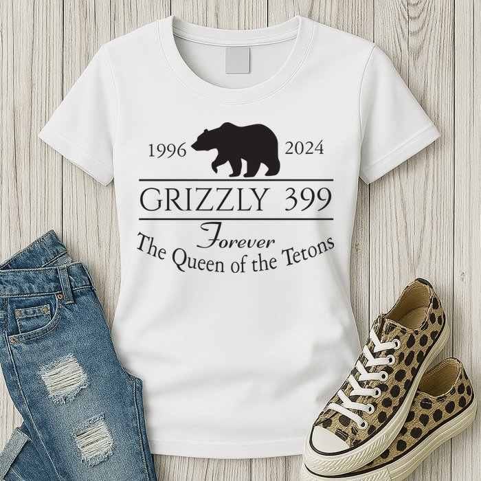 Grizzly 399 In Memory Of Bear Womens T-Shirt