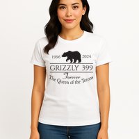 Grizzly 399 In Memory Of Bear Womens T-Shirt