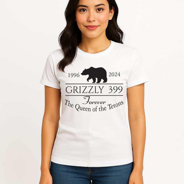 Grizzly 399 In Memory Of Bear Womens T-Shirt