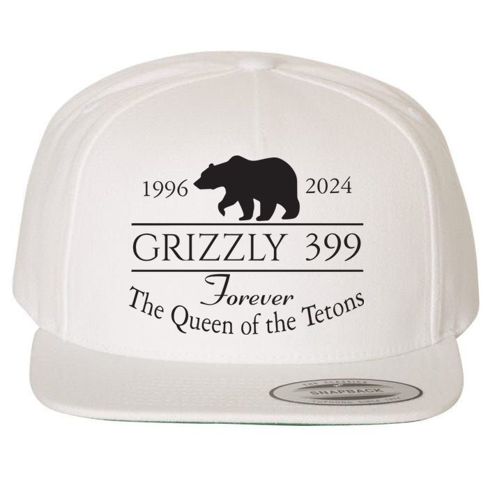 Grizzly 399 In Memory Of Bear Wool Snapback Cap