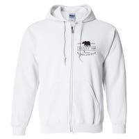 Grizzly 399 In Memory Of Bear Full Zip Hoodie