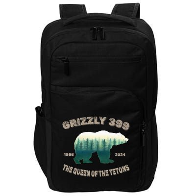 Grizzly 399 In Memory Of Bear Forever Queen Of The Tetons Impact Tech Backpack