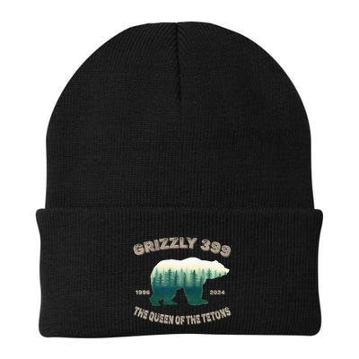 Grizzly 399 In Memory Of Bear Forever Queen Of The Tetons Knit Cap Winter Beanie