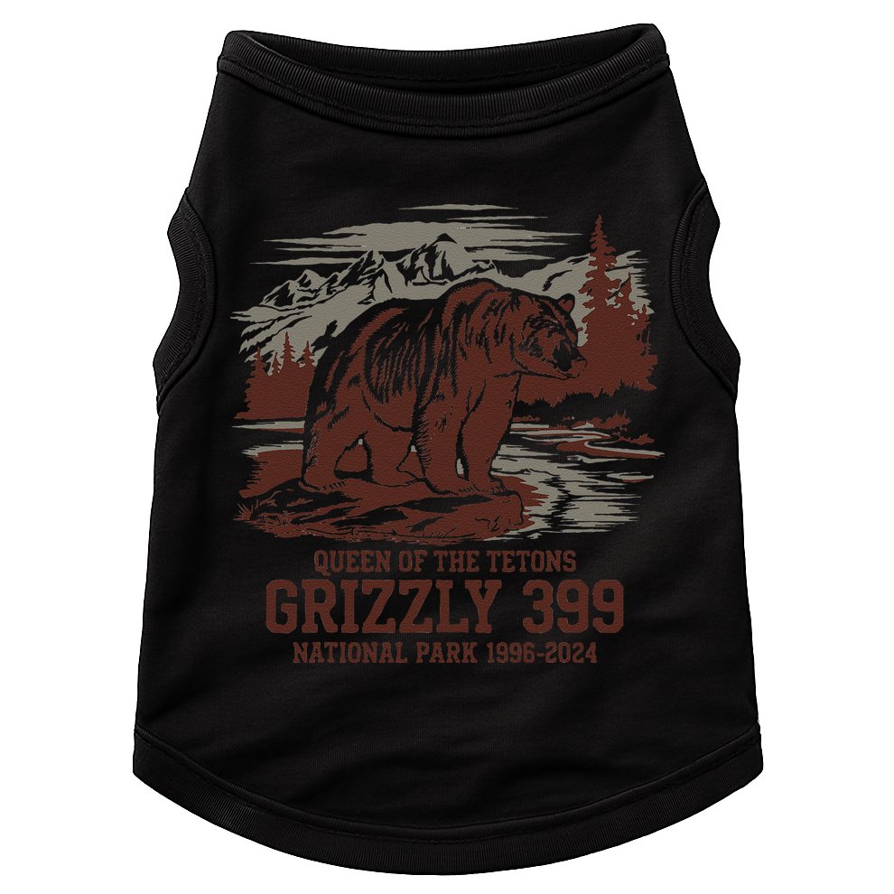 Grizzly 399 National Park Preserve Queen Of The Tetons Doggie Tank