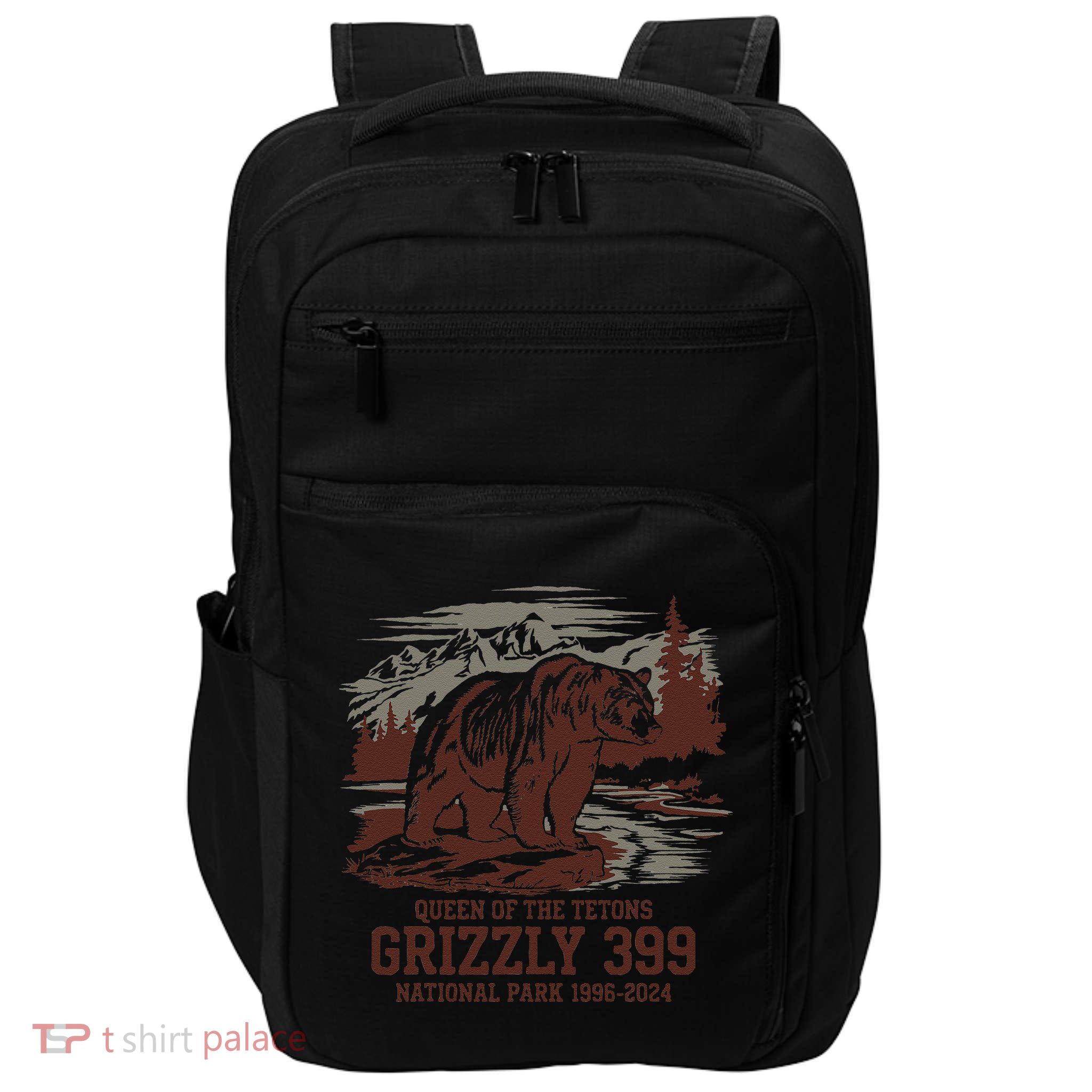 Grizzly 399 National Park Preserve Queen Of The Tetons Impact Tech Backpack