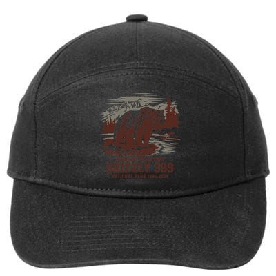 Grizzly 399 National Park Preserve Queen Of The Tetons 7-Panel Snapback Hat