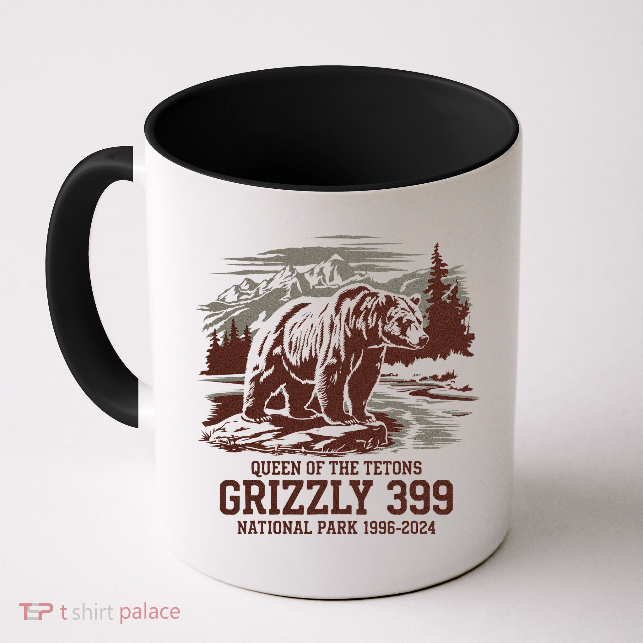 Grizzly 399 National Park Preserve Queen Of The Tetons Mug