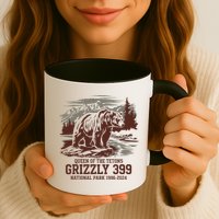 Grizzly 399 National Park Preserve Queen Of The Tetons Mug